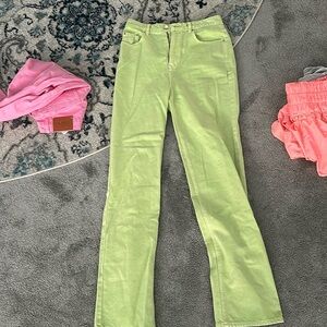 Pacsun eco lime '90s boyfriend jeans
